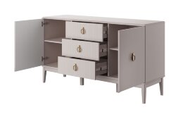 Комод 2 двери, 3 ящика Фарго, Льняной