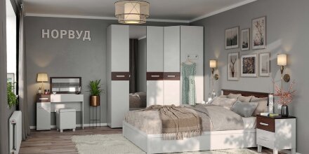Шкаф угловой Норвуд 156  
