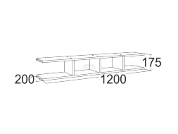 Полка 1200 Ольга-19